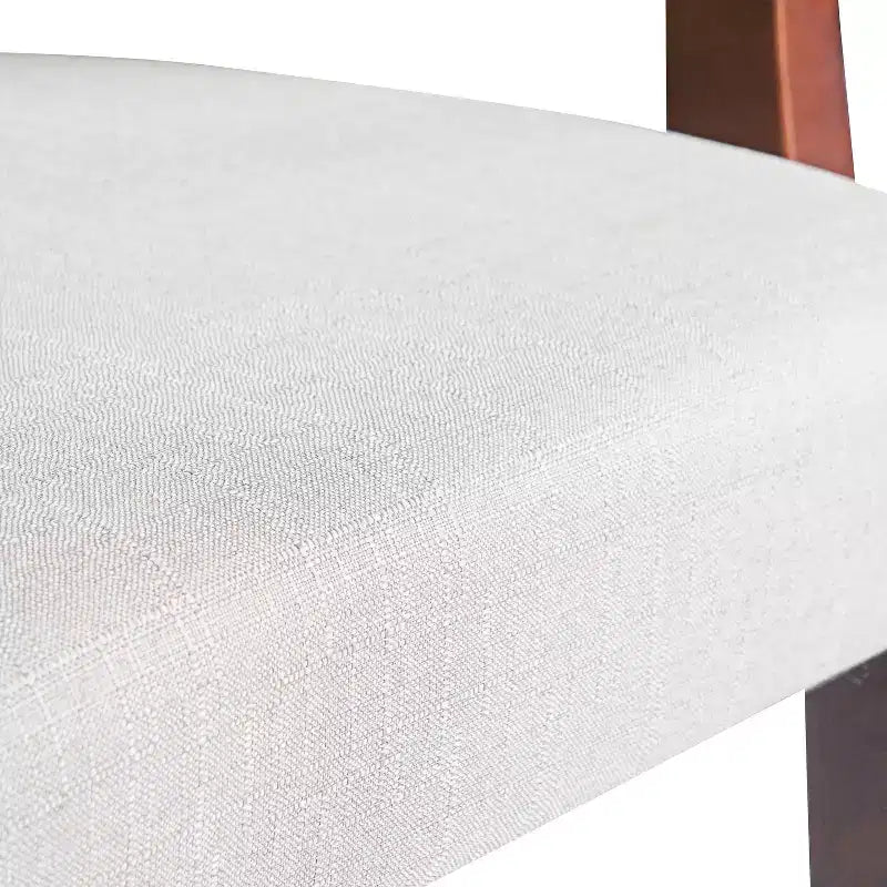 Lot de 2 chaises de salle à manger en velours, chaises classiques sans accoudoirs avec assise rembourrée