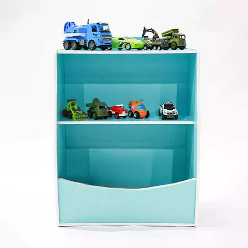 Étagère à livres pour enfants, organiseur de rangement de livres, bibliothèque pour enfants à 2 niveaux avec compartiments ouverts pour chambre à coucher, salon, salle de jeux