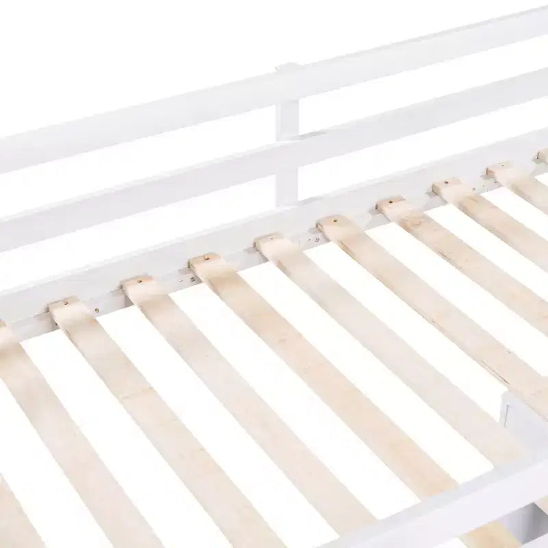 Lit mezzanine avec bureau et 4 tiroirs de rangement et 3 étagères, lit mezzanine surélevé avec bureau en L pour enfants, adolescents et adultes