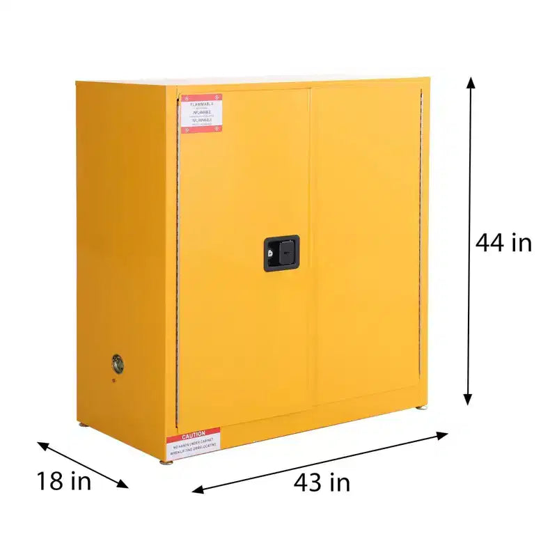Armoire de sécurité pour produits inflammables, Armoire de stockage de liquides inflammables en acier laminé à froid