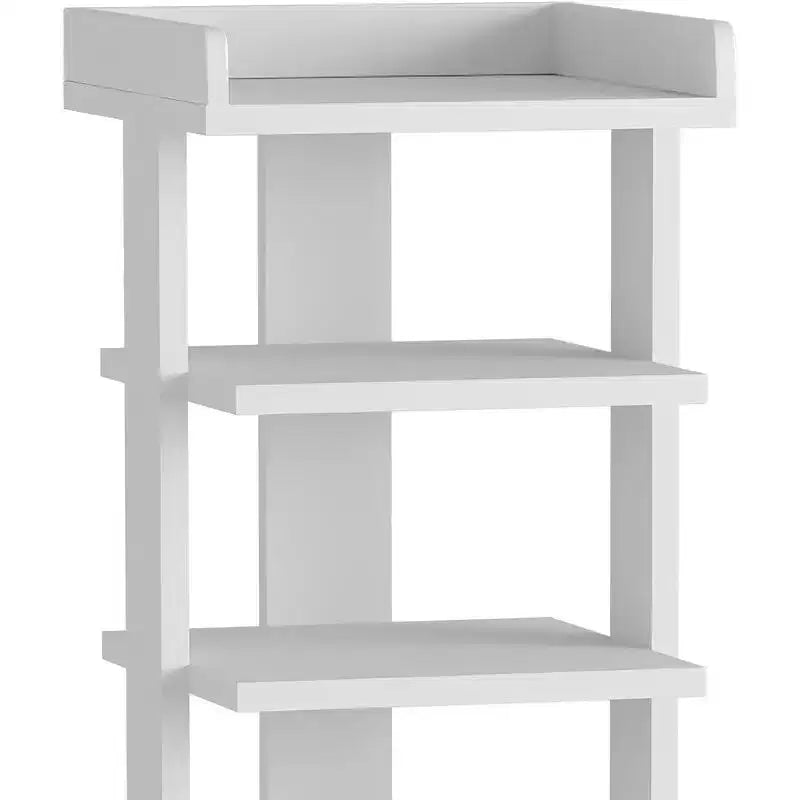 Meuble à chaussures vertical mince en bois à 7 niveaux, 114 cm, pour entrée, placard et petits espaces, peut contenir 7 à 10 paires