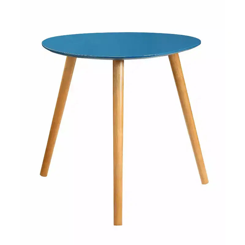Table d'appoint rectangulaire en bois blanc de 23,75 po de hauteur, finition piano, 1 pièce
