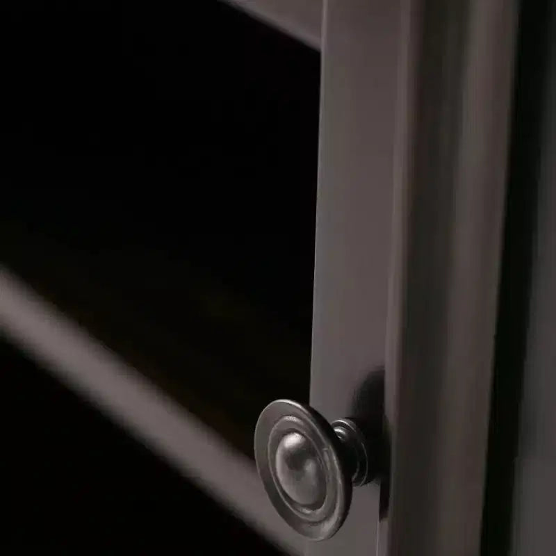 Meuble TV en bois massif pour téléviseurs jusqu'à 60 po, meuble média transitionnel de 54 po de large avec étagères réglables